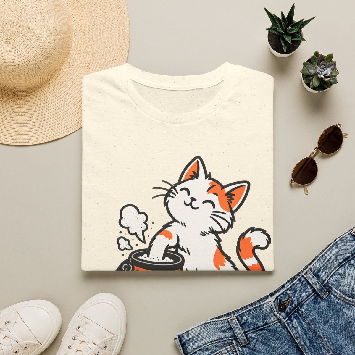 Cat One More Try Tee