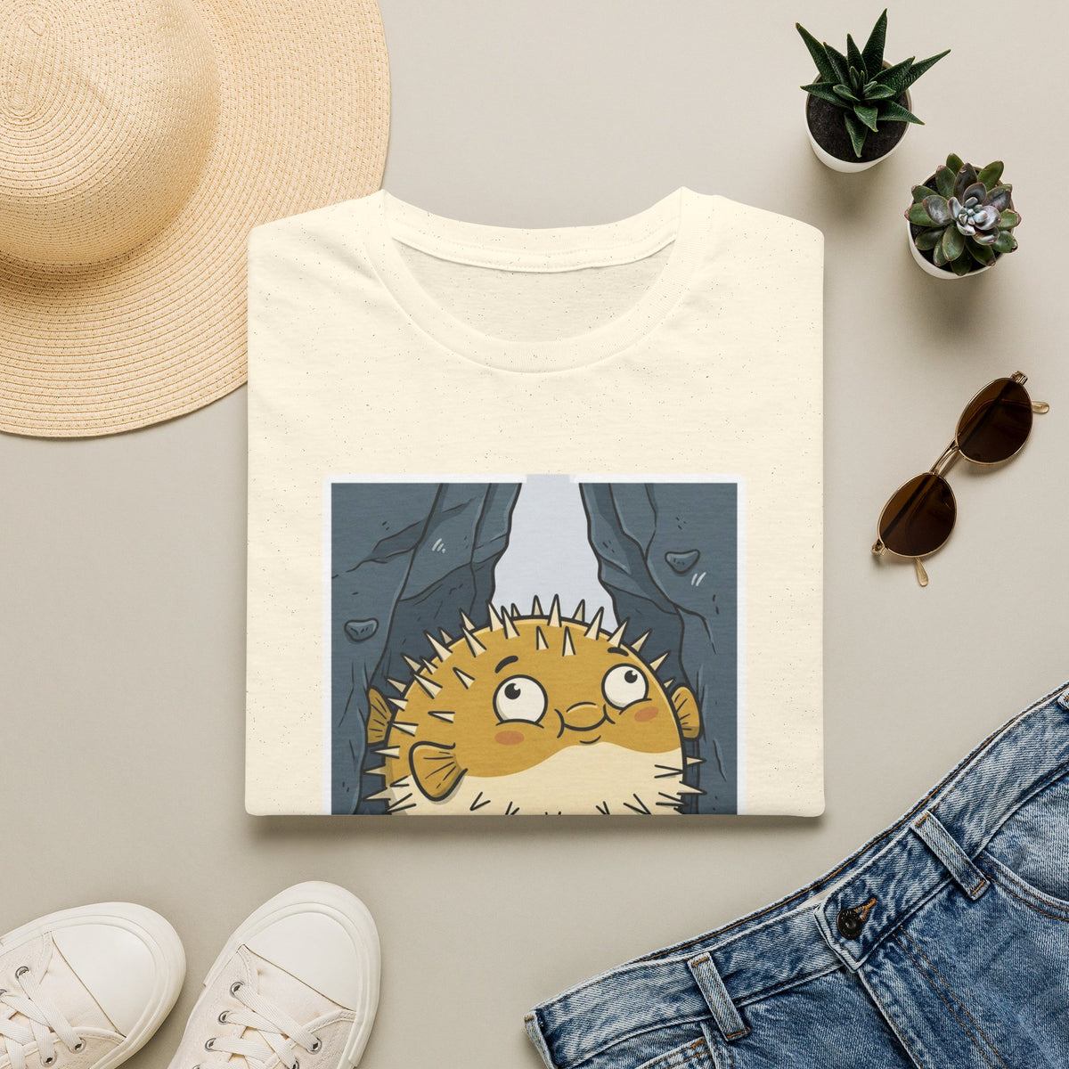 Pufferfish Committed to the Sequence T-shirt