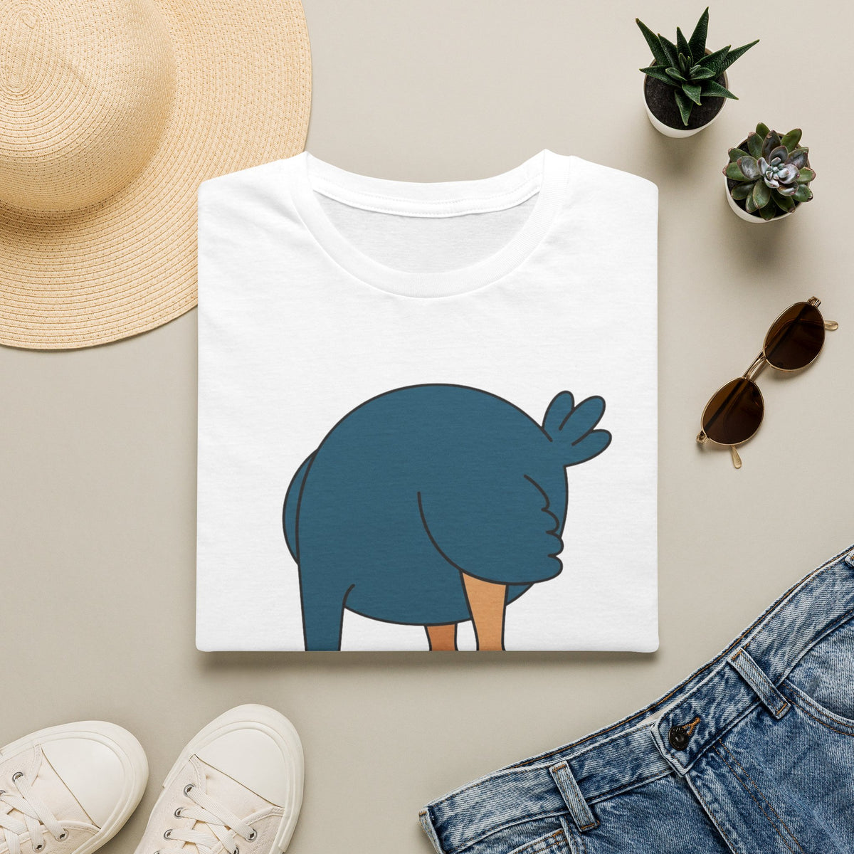 Ostrich Warm-Up T-Shirt
