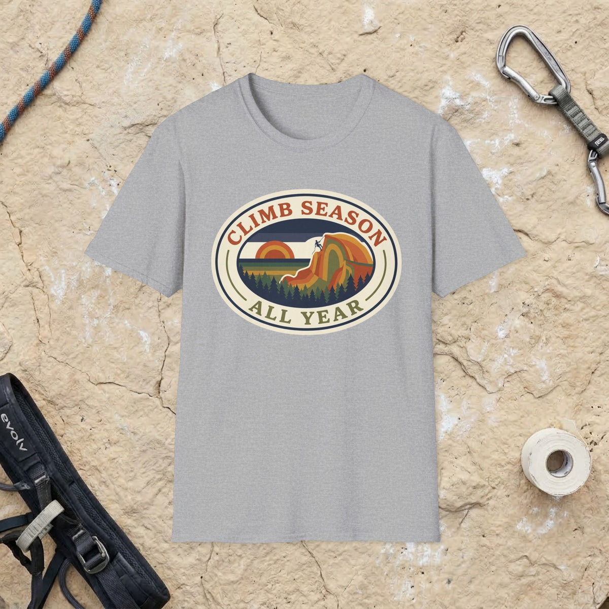 Climbing Season A-Z T-Shirt