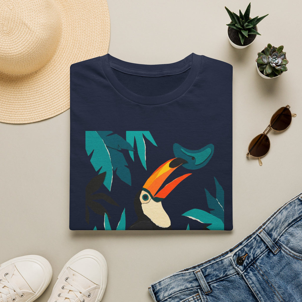 Toucan Cut Paper T-shirt