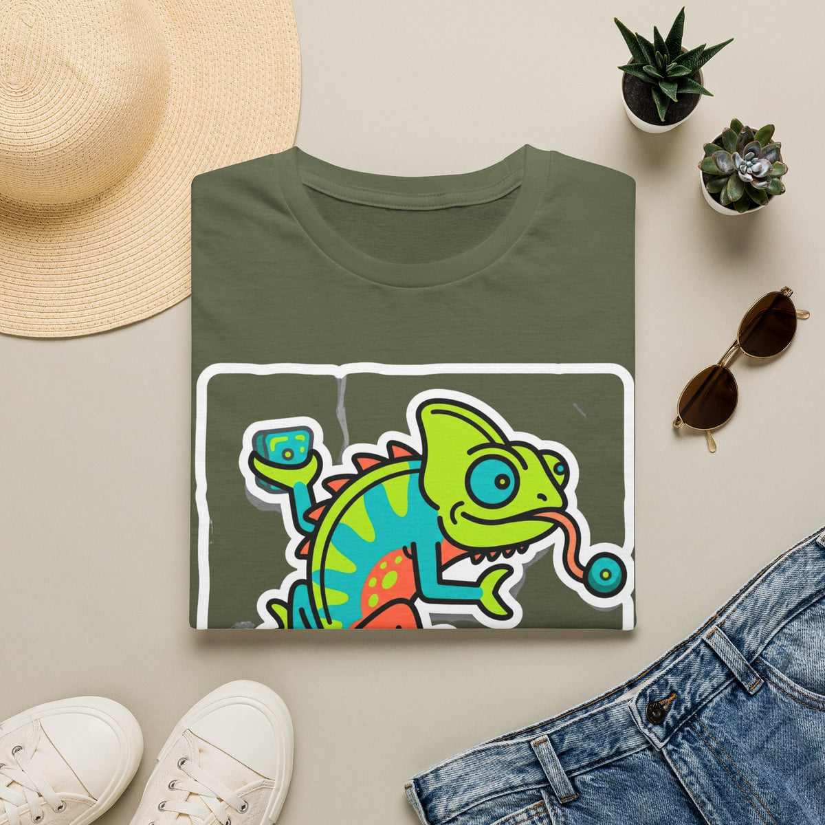Bouldering Chameleon T-shirt