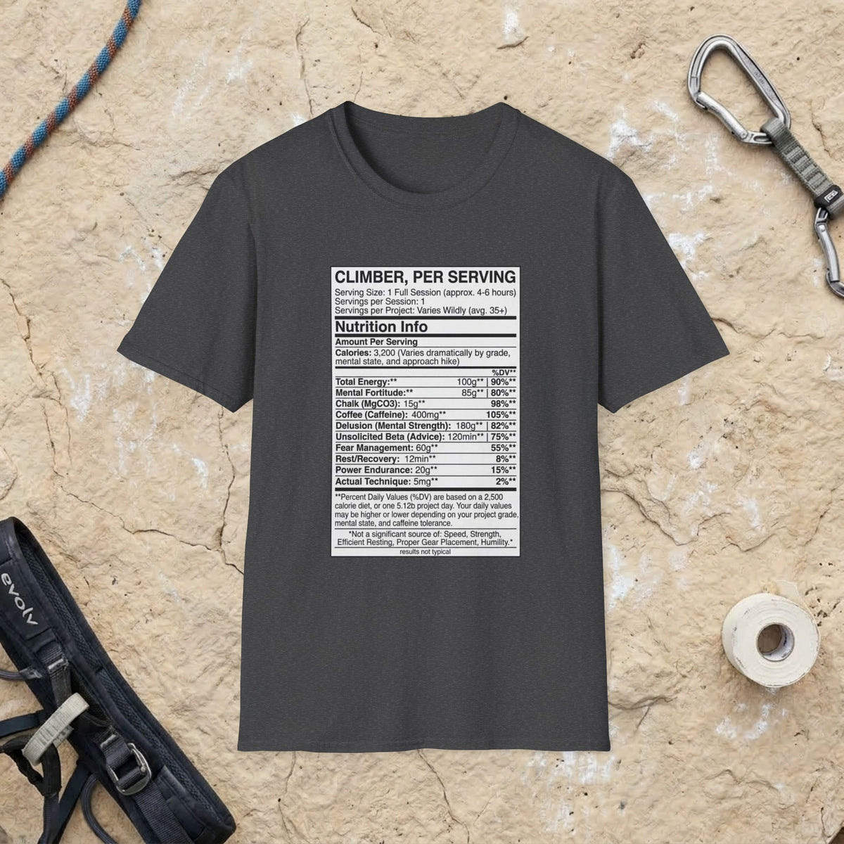 Climber Ingredient List T-Shirt