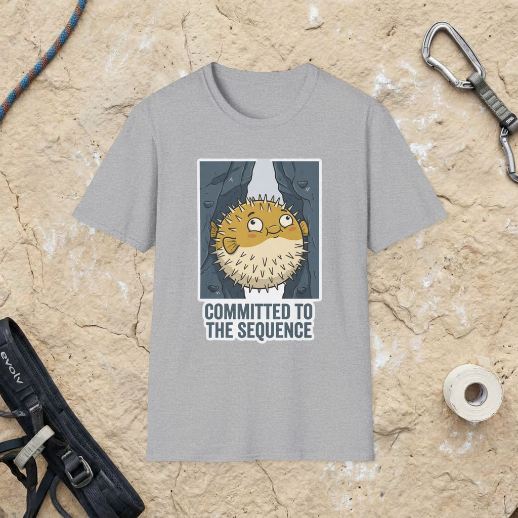 Pufferfish Committed to the Sequence T-shirt