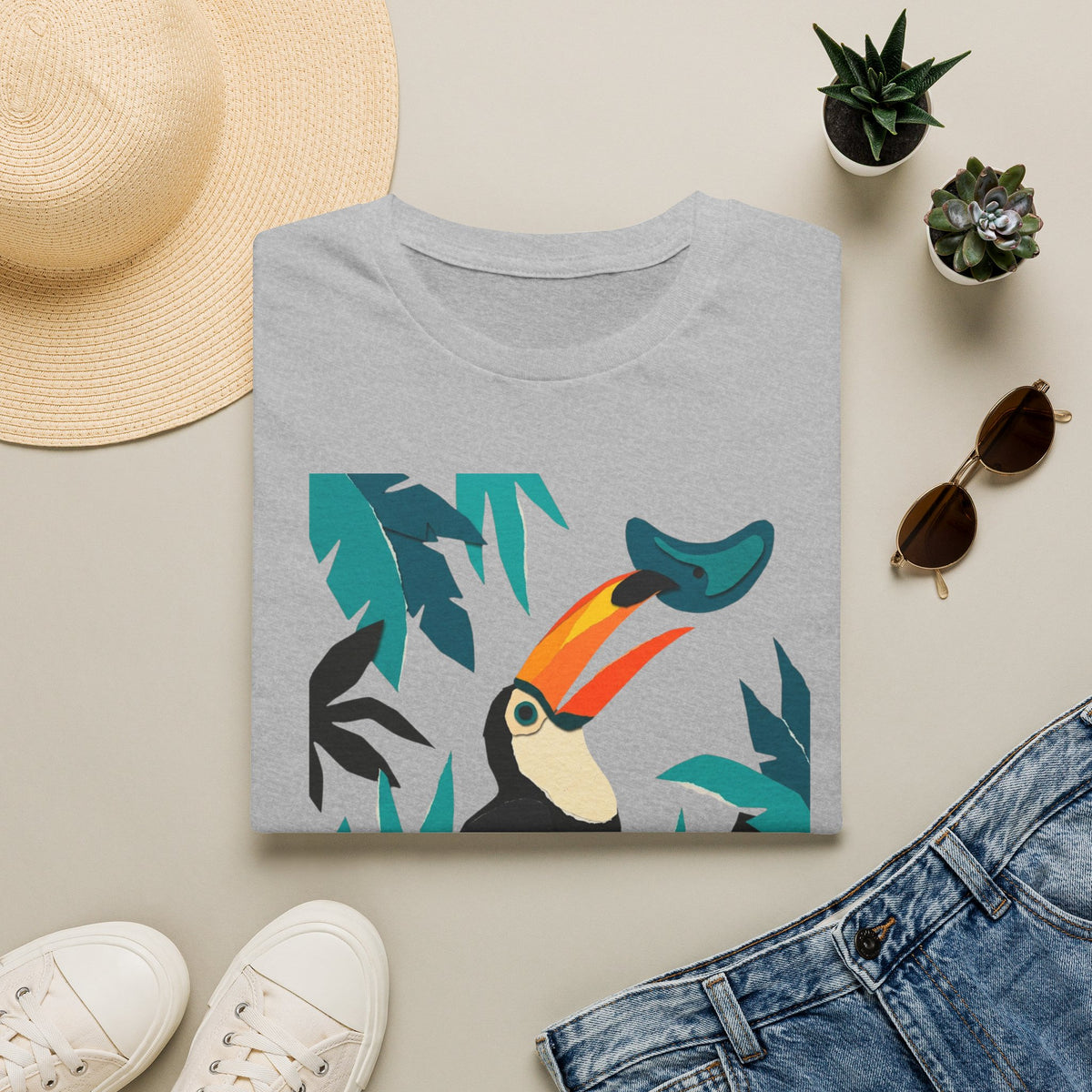 Toucan Cut Paper T-shirt
