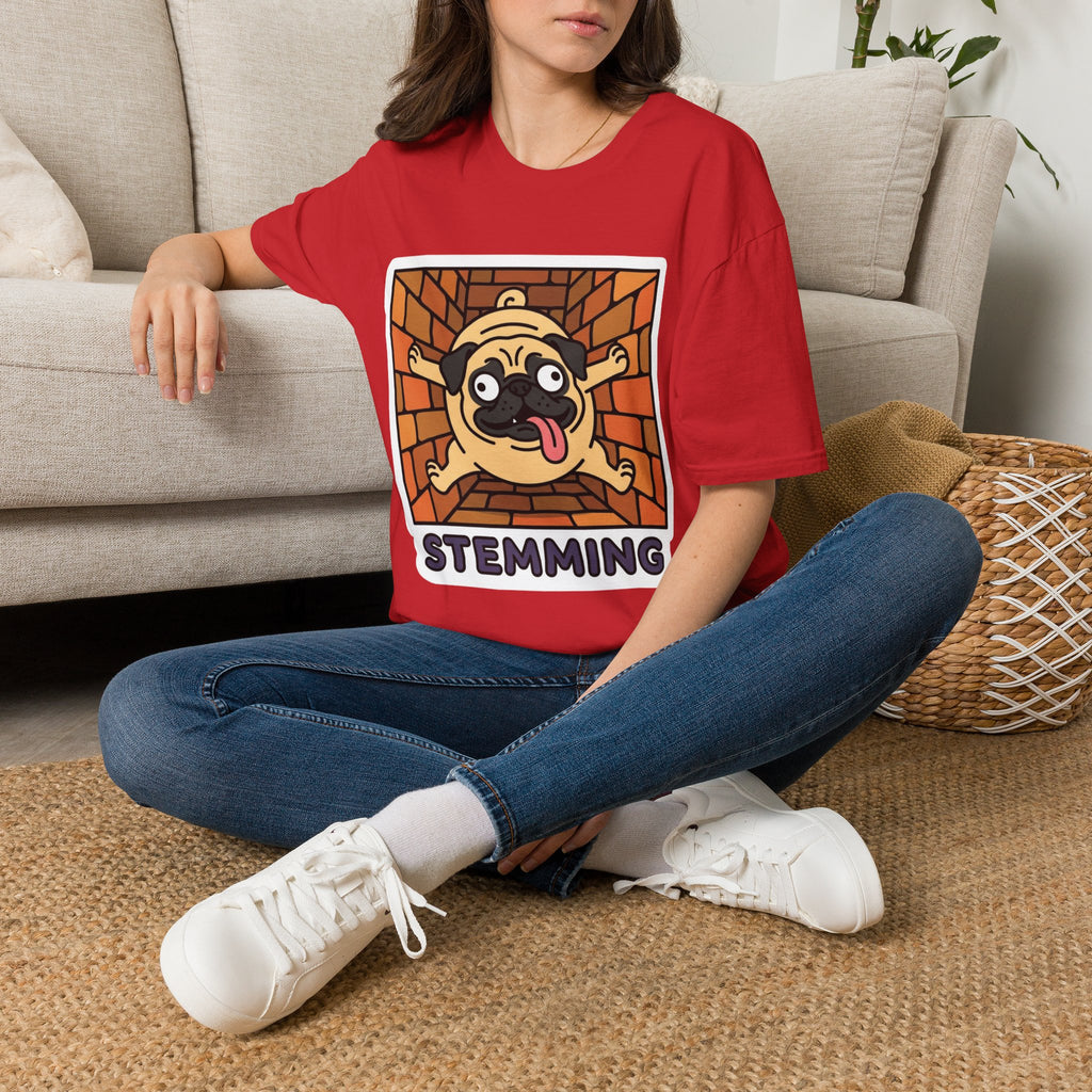 Pug Climbing Chimney T-Shirt