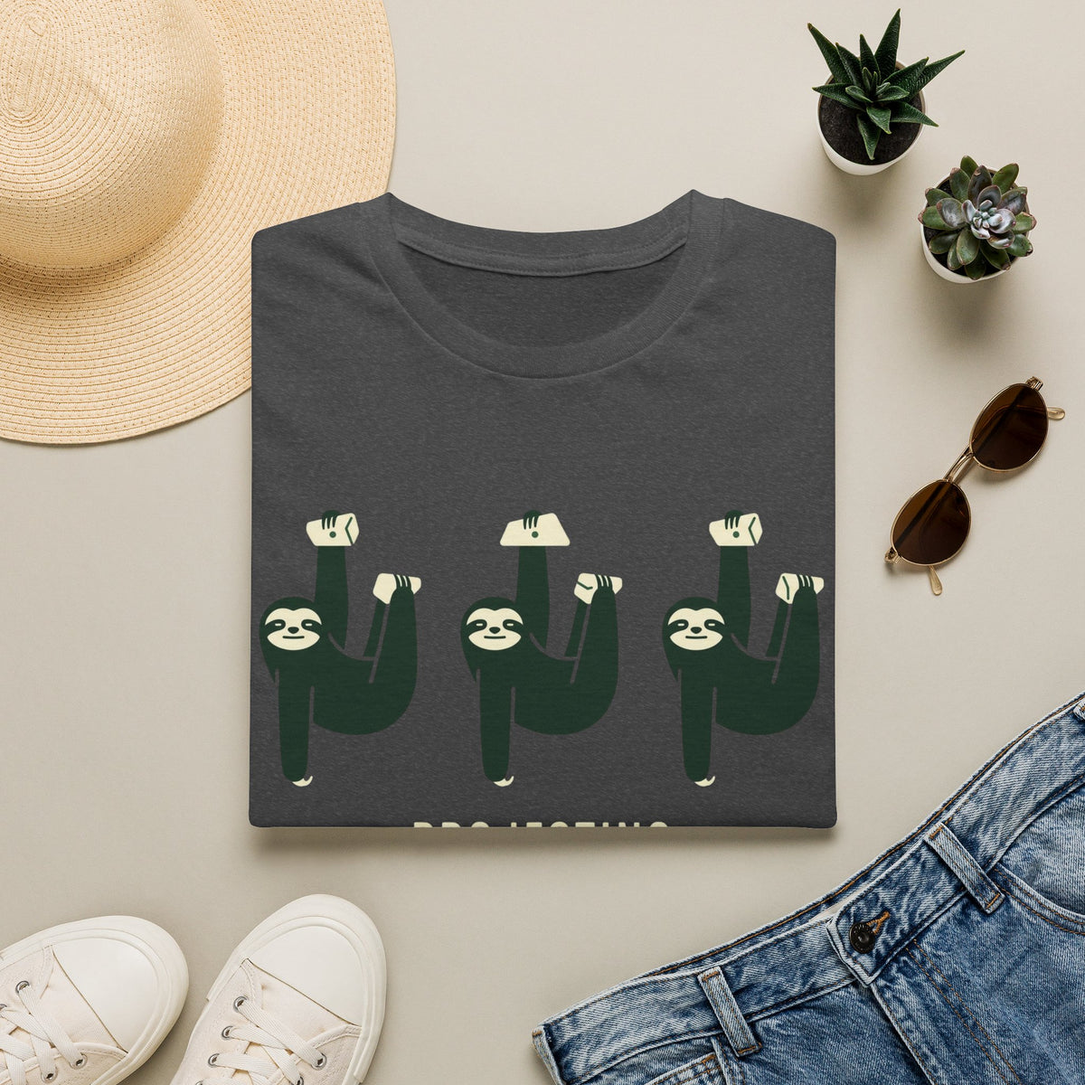 Sloth Support Group Projecting T-shirt