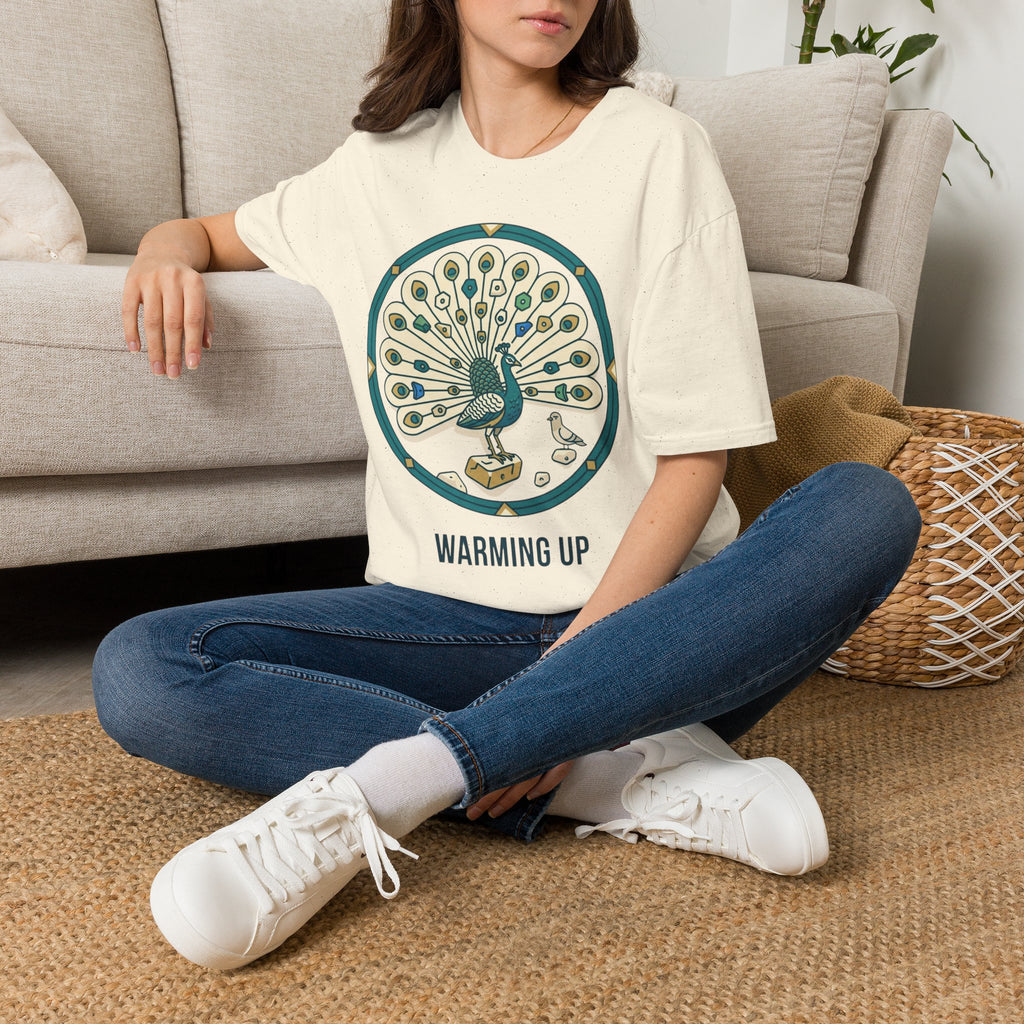 Peacock Warm-Up T-shirt