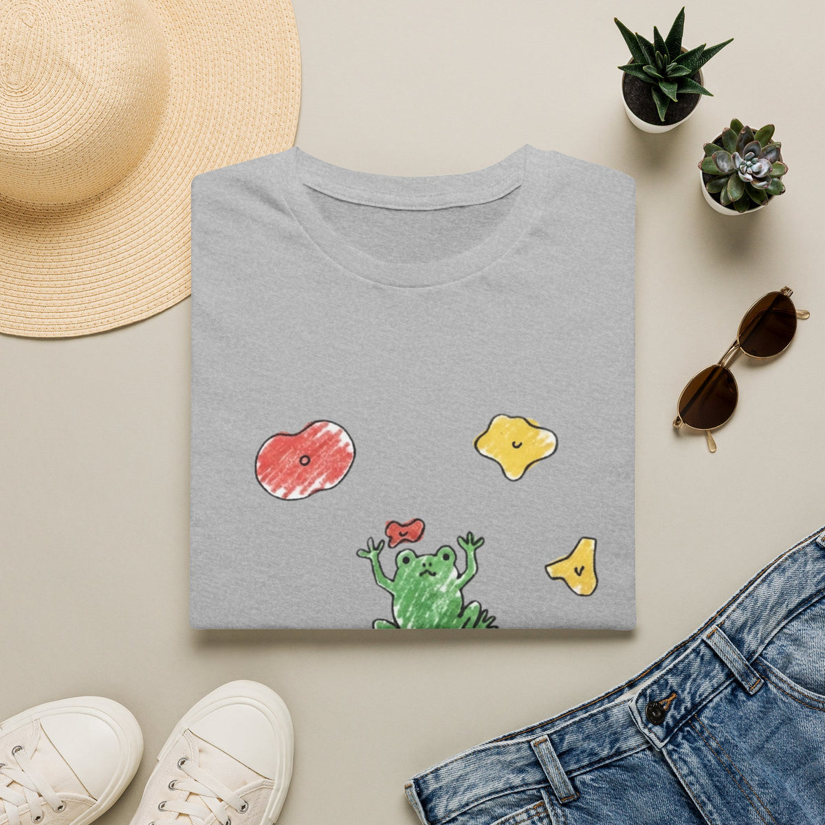 Hand Drawn Frog It's Fine Tee