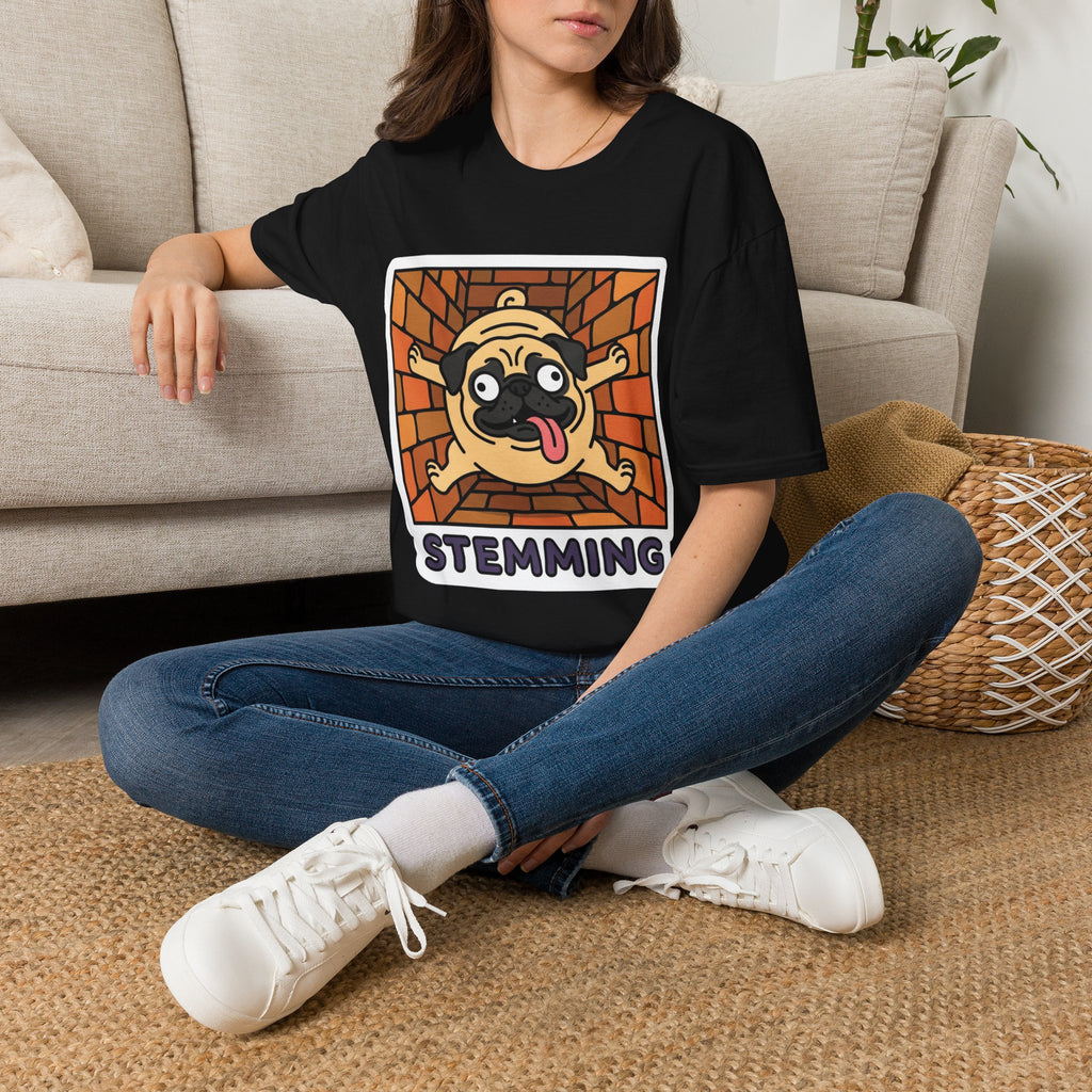 Pug Climbing Chimney T-Shirt