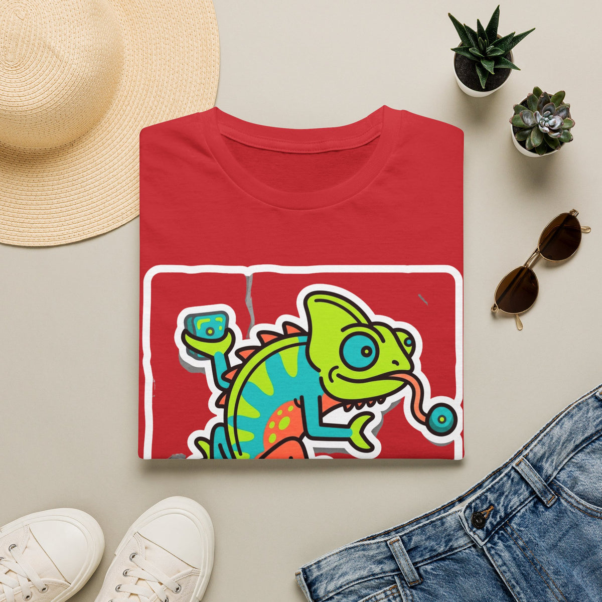 Bouldering Chameleon T-shirt
