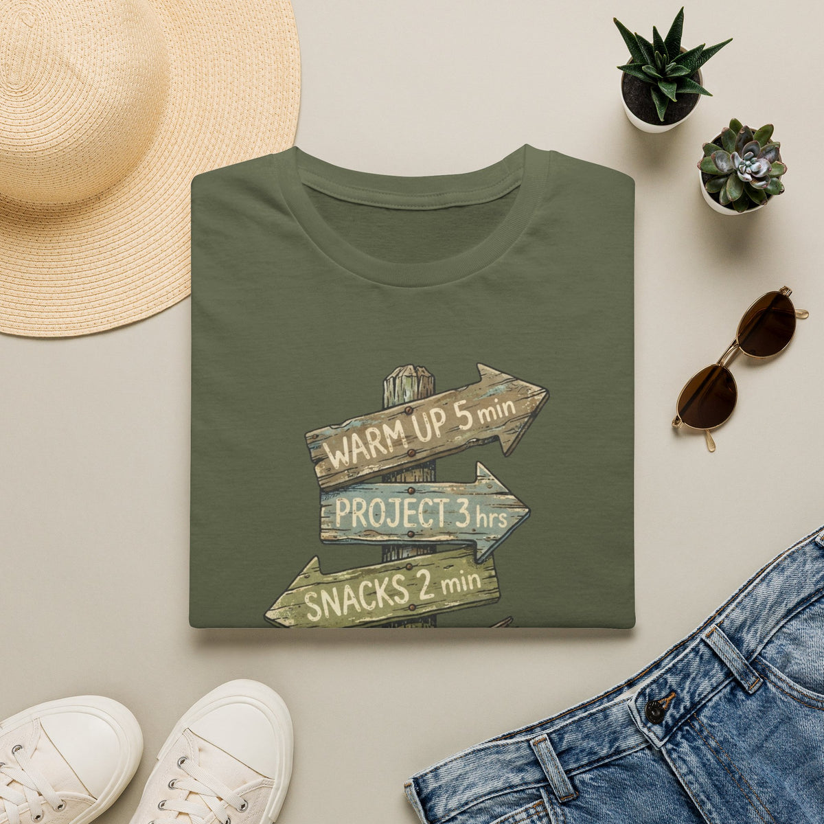 Wooden Directory Signs T-Shirt
