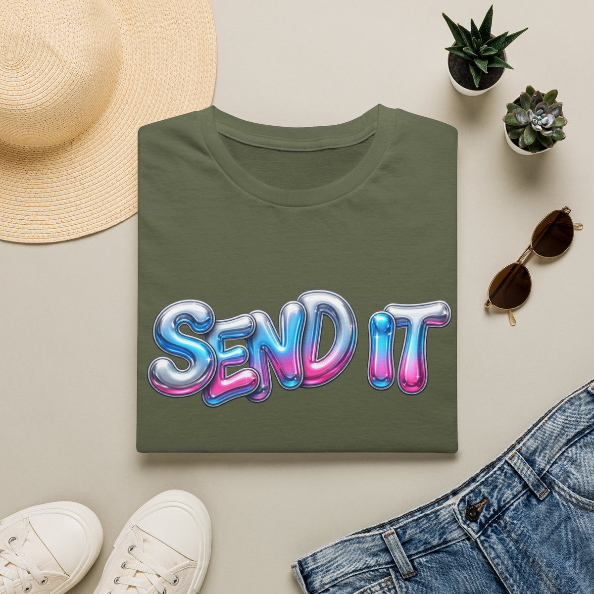 Y2K Send It T-Shirt