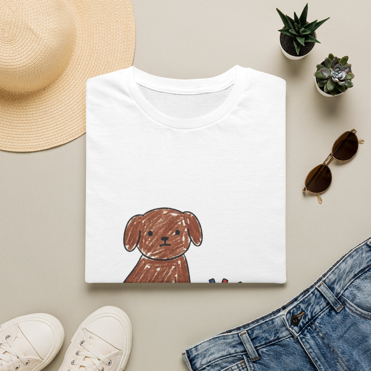 Hand Drawn Dog Poop Tee