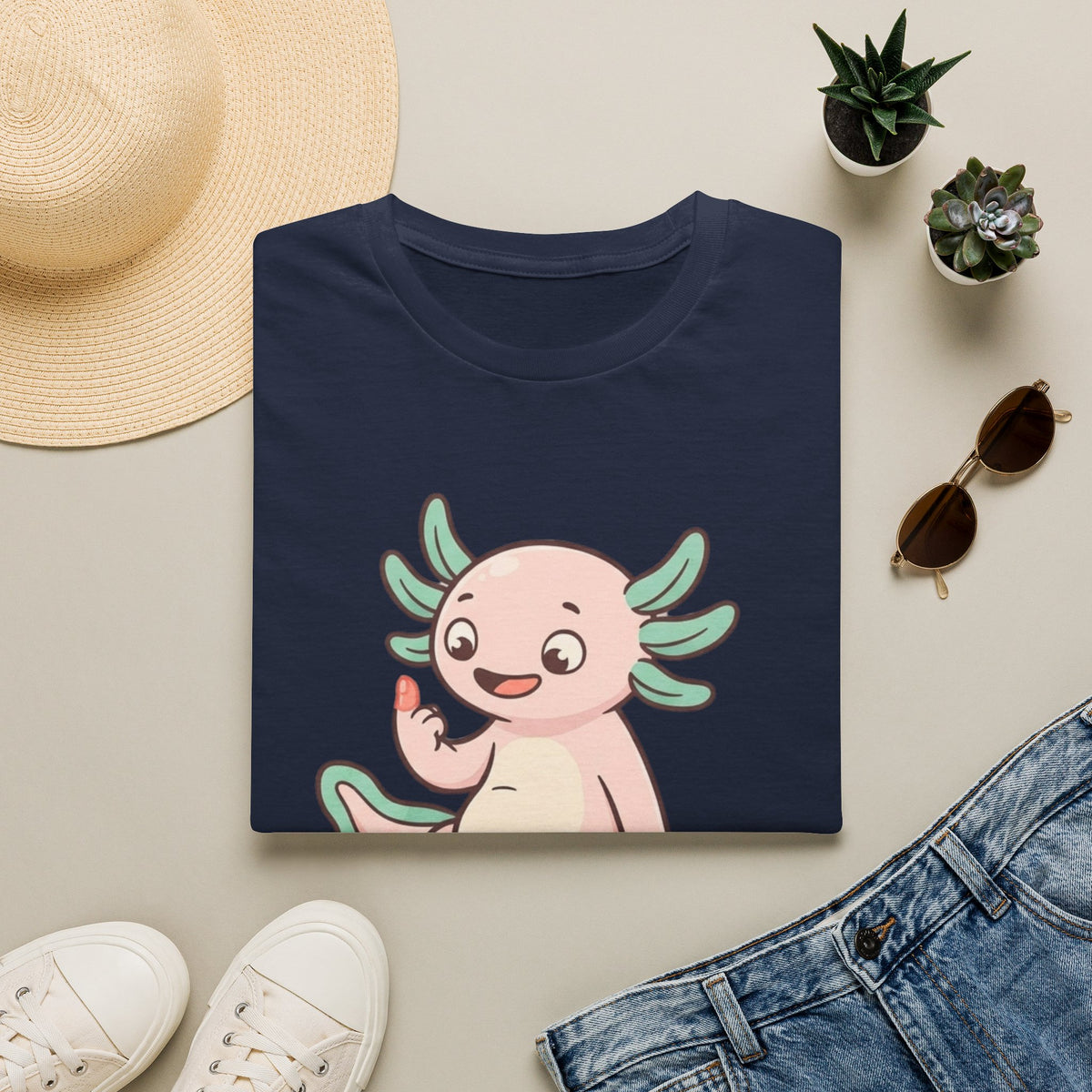 Axolotl Skin Solved T-shirt