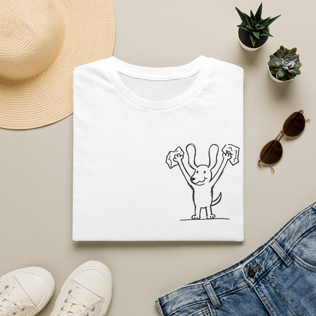 Doggie Holding Jugs T-shirt