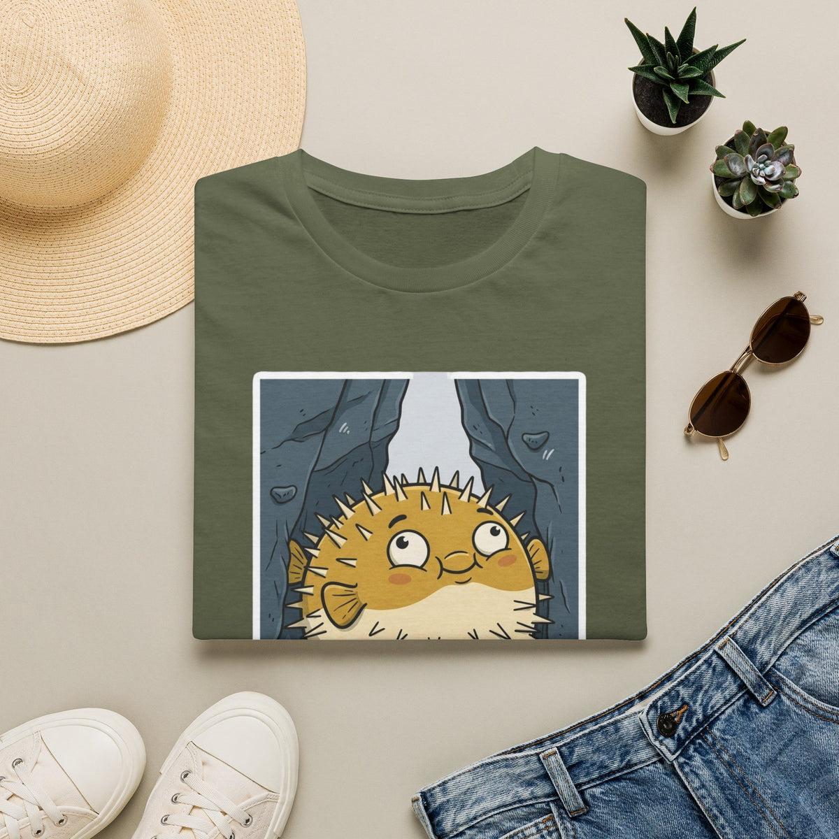 Pufferfish Committed to the Sequence T-shirt