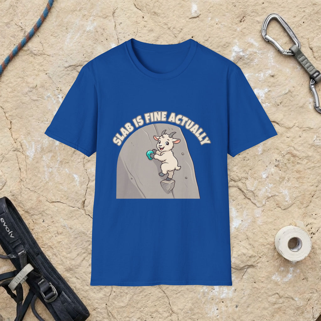 Goat Slab Is Fine Actually Tee