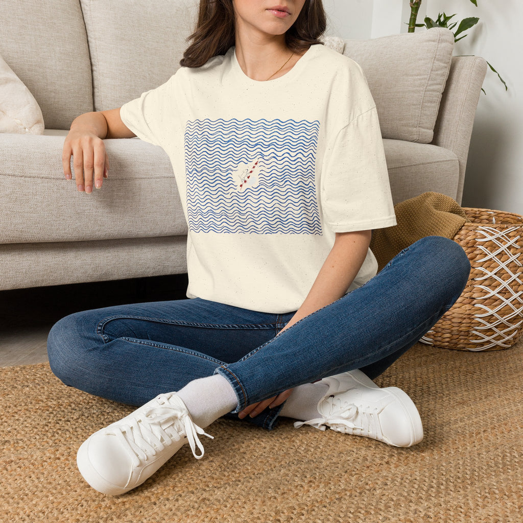 Climbing Uphill Dog T-Shirt