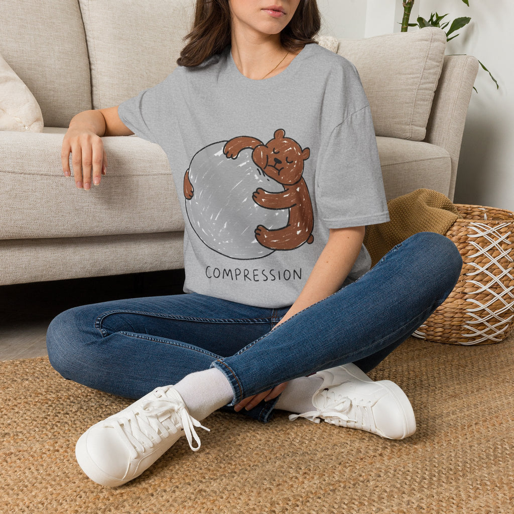 Hand Drawn Bear Compression Tee