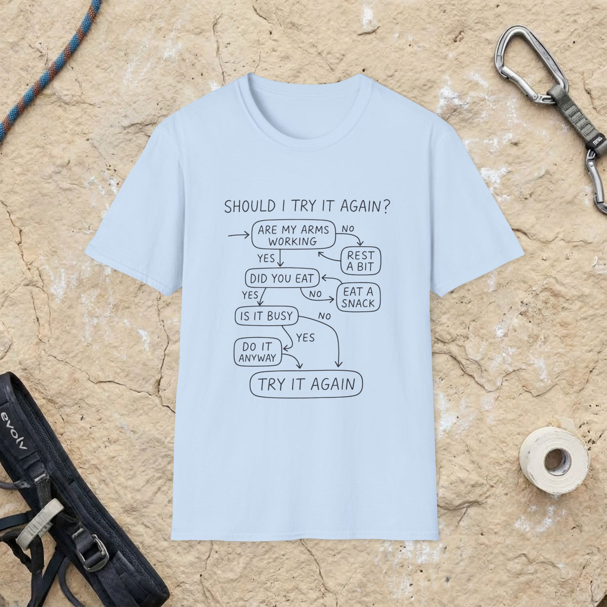 Try It Again Decision Flow T-Shirt