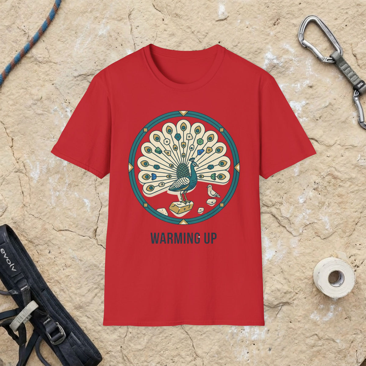 Peacock Warm-Up T-shirt