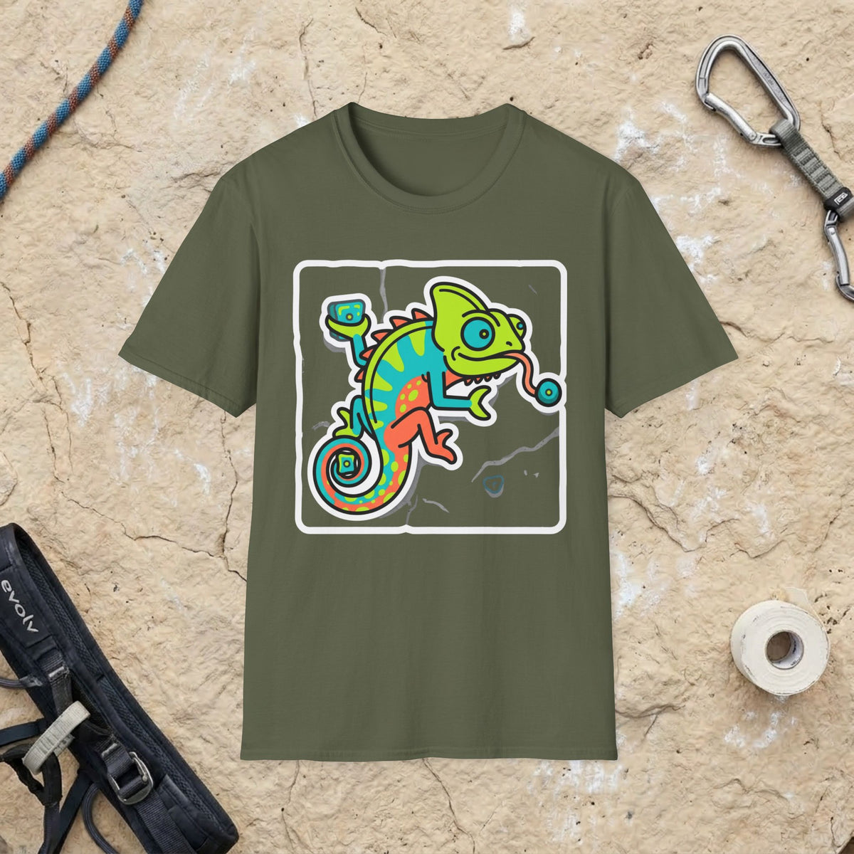 Bouldering Chameleon T-shirt