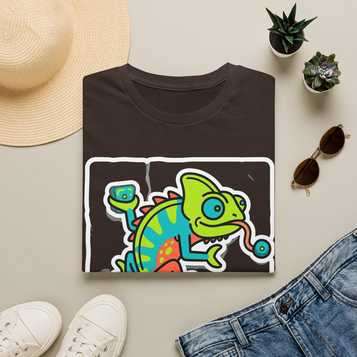 Bouldering Chameleon T-shirt