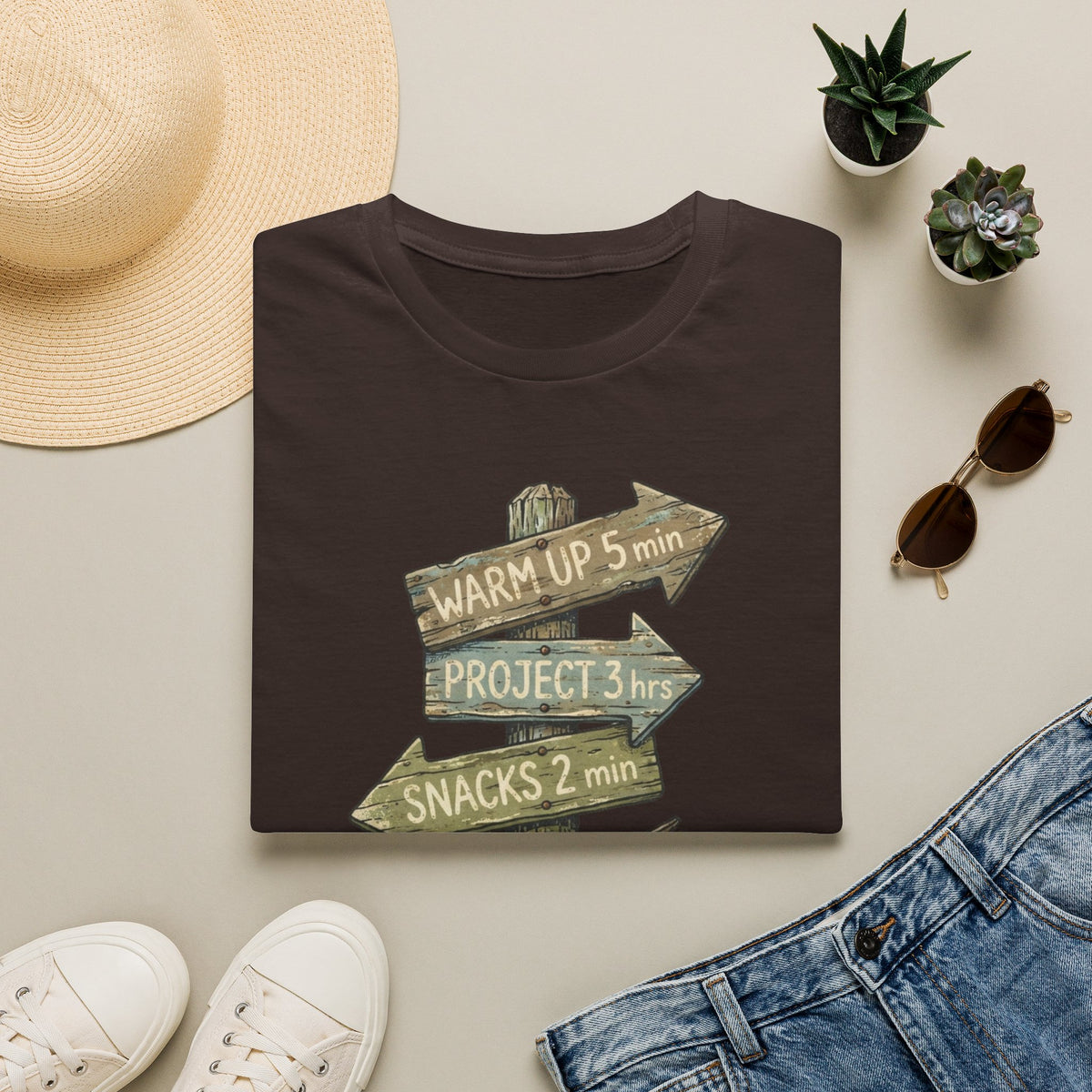 Wooden Directory Signs T-Shirt