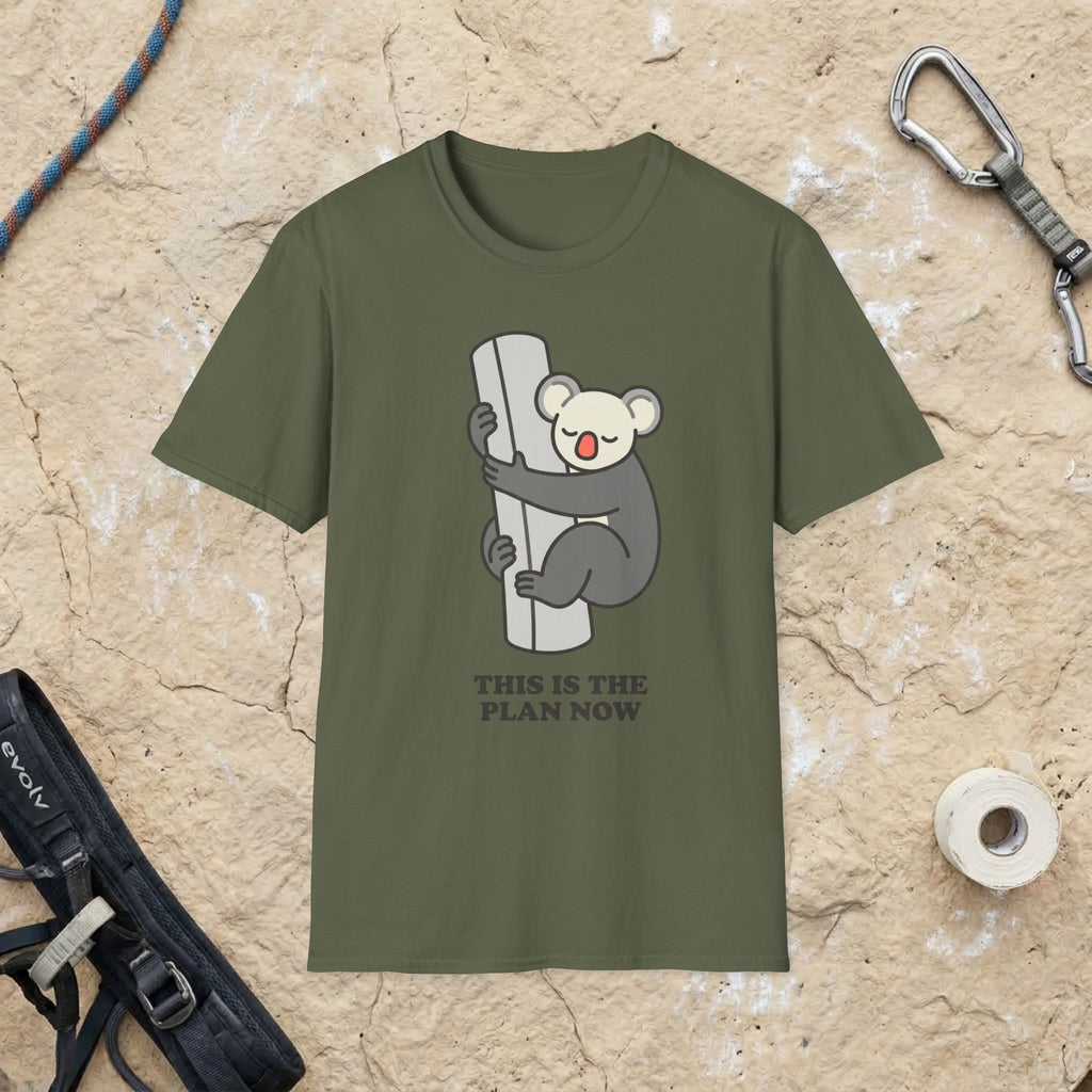 Koala's Climbing Plan T-shirt