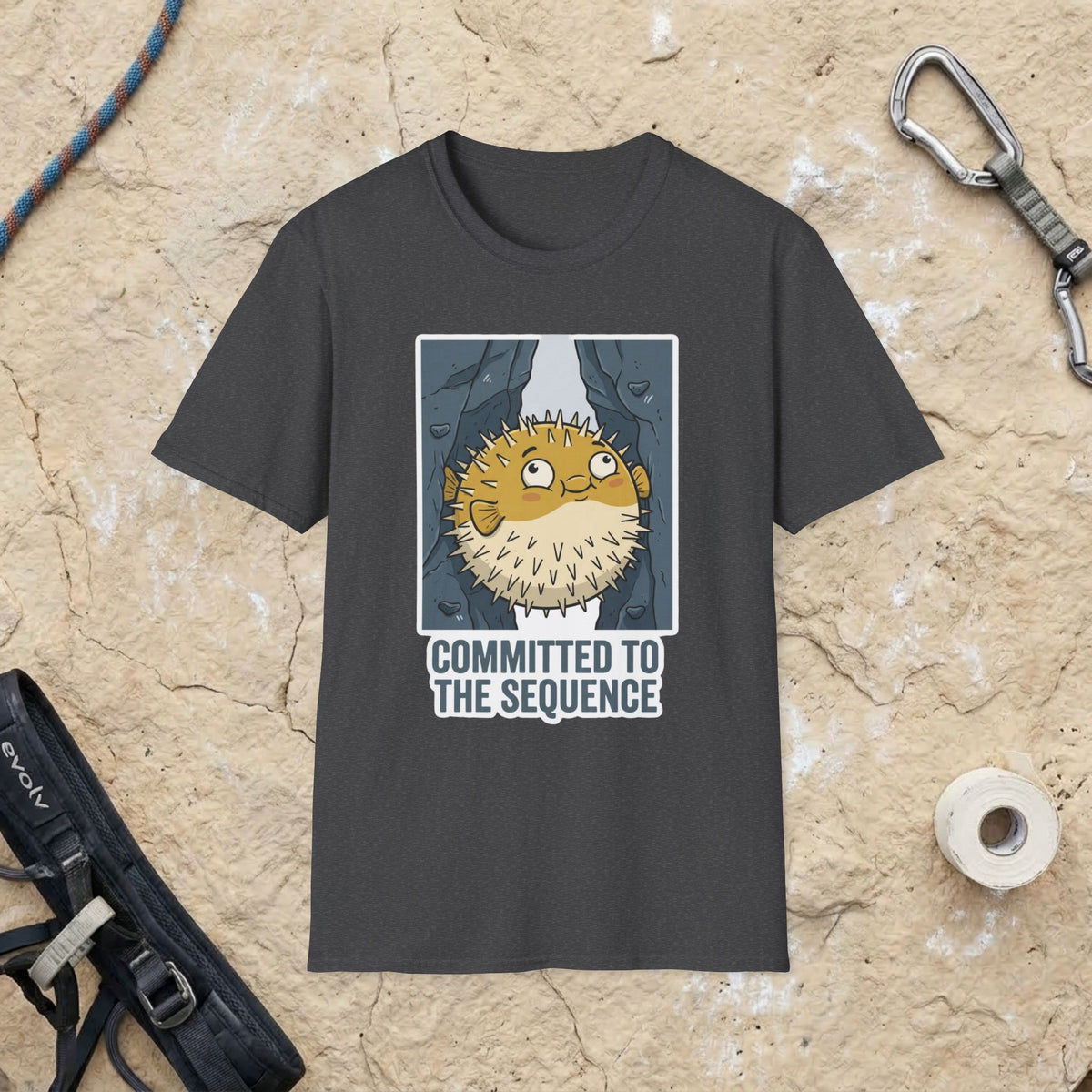Pufferfish Committed to the Sequence T-shirt
