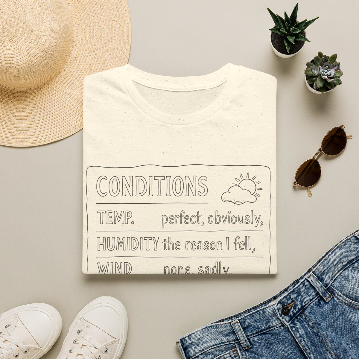 Climbing Weather Conditions T-Shirt