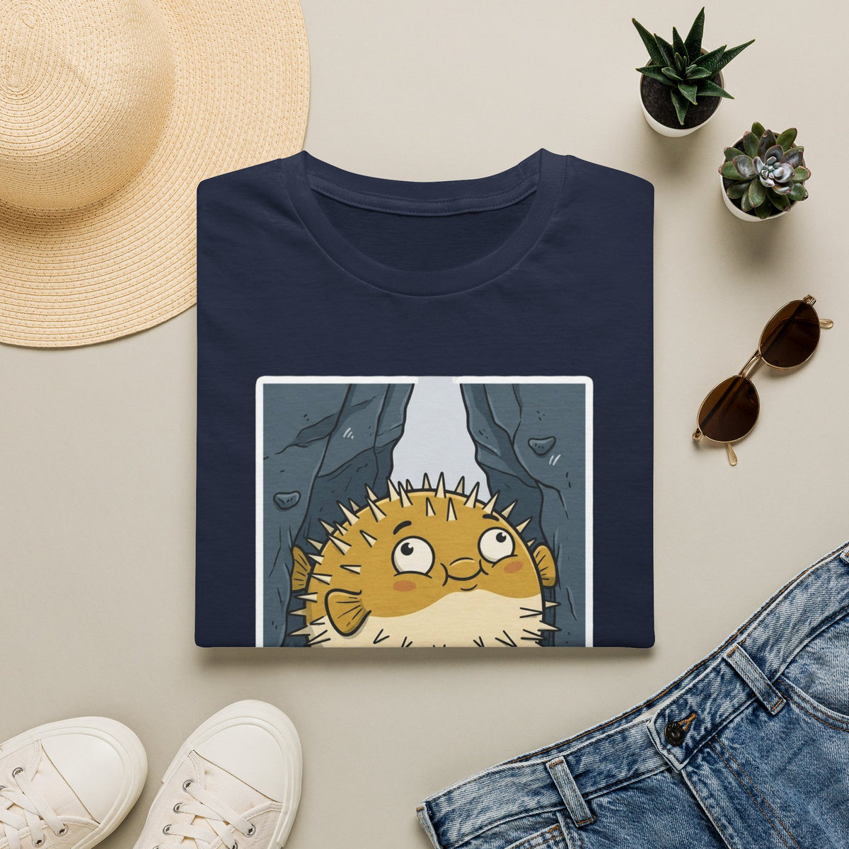 Pufferfish Committed to the Sequence T-shirt