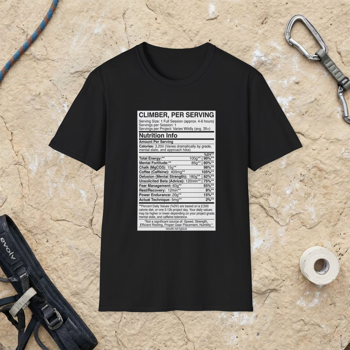 Climber Ingredient List T-Shirt