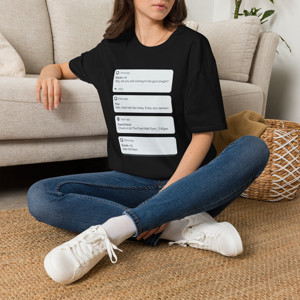 Rest Day Text T-shirt