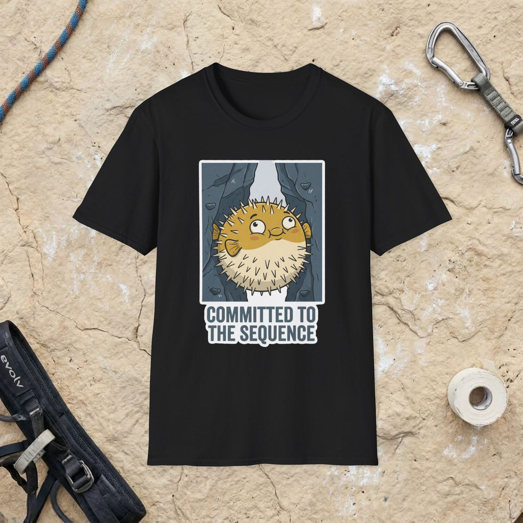 Pufferfish Committed to the Sequence T-shirt