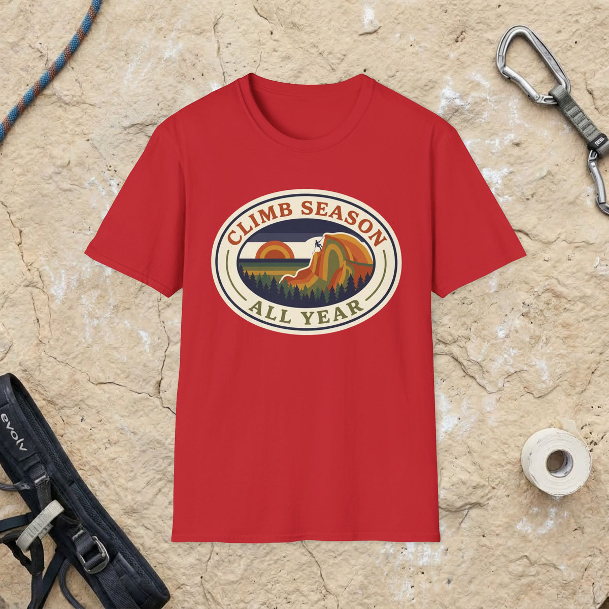 Climbing Season A-Z T-Shirt