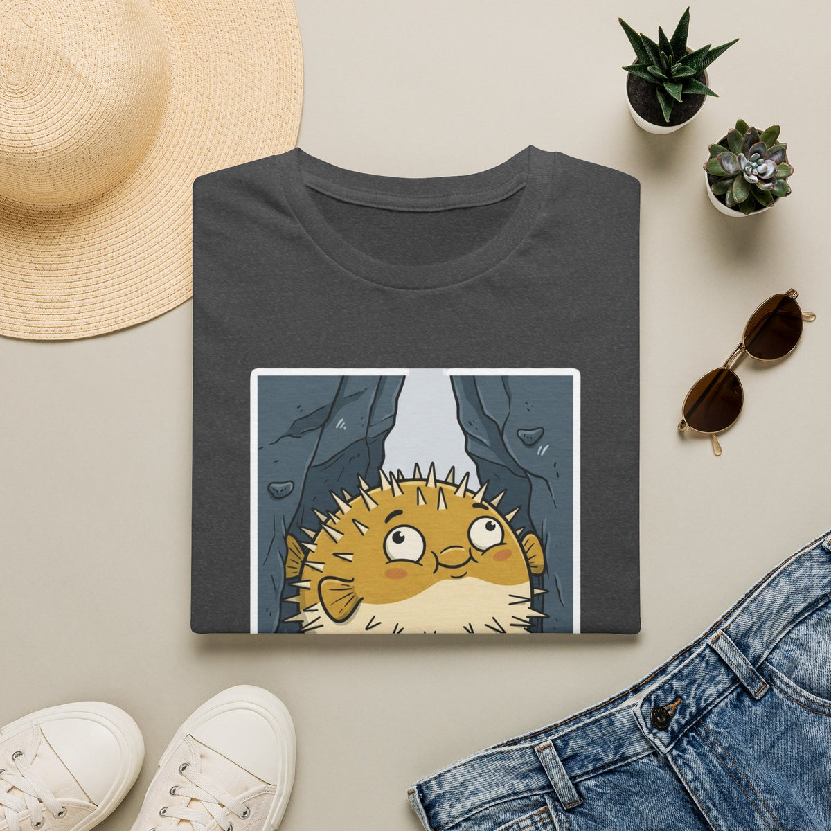 Pufferfish Committed to the Sequence T-shirt