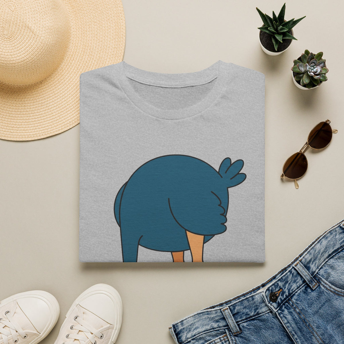 Ostrich Warm-Up T-Shirt