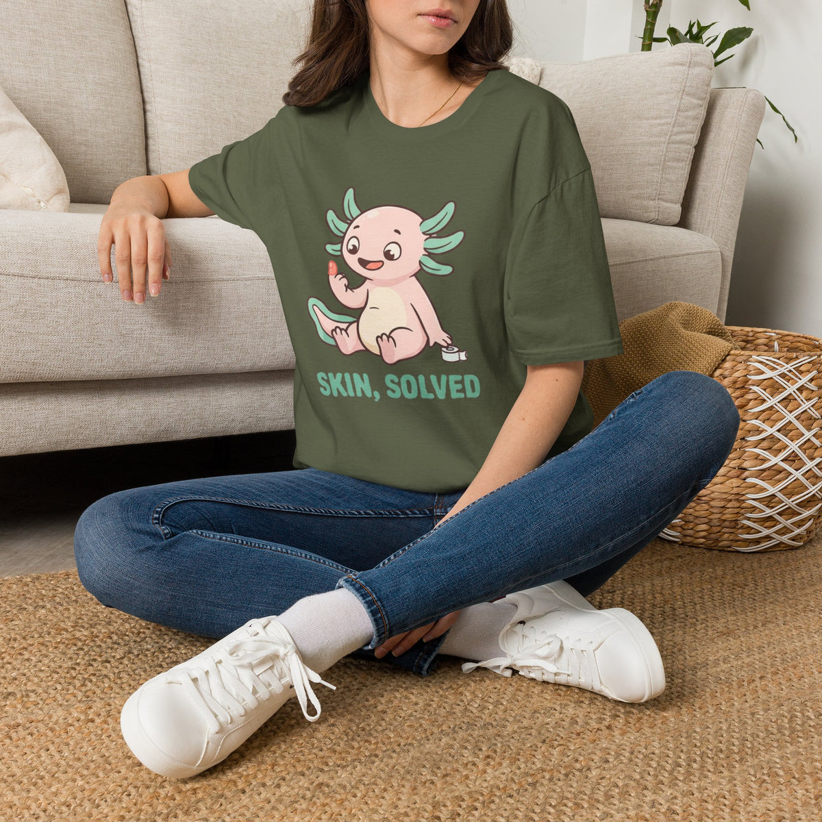 Axolotl Skin Solved T-shirt