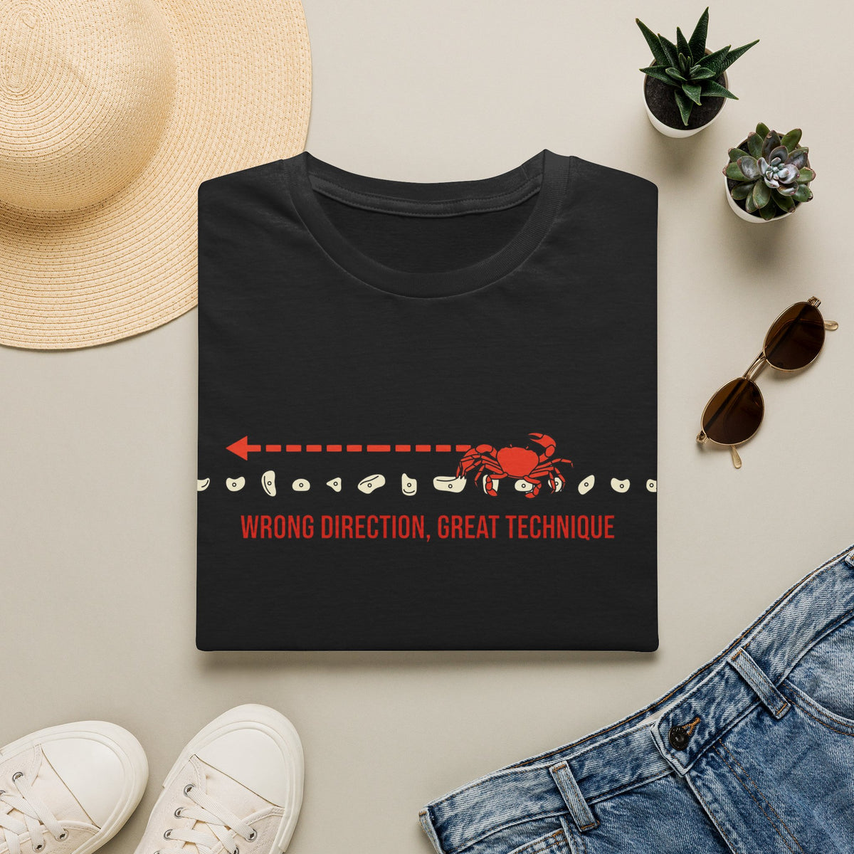 Crab Climbing Sideways T-shirt