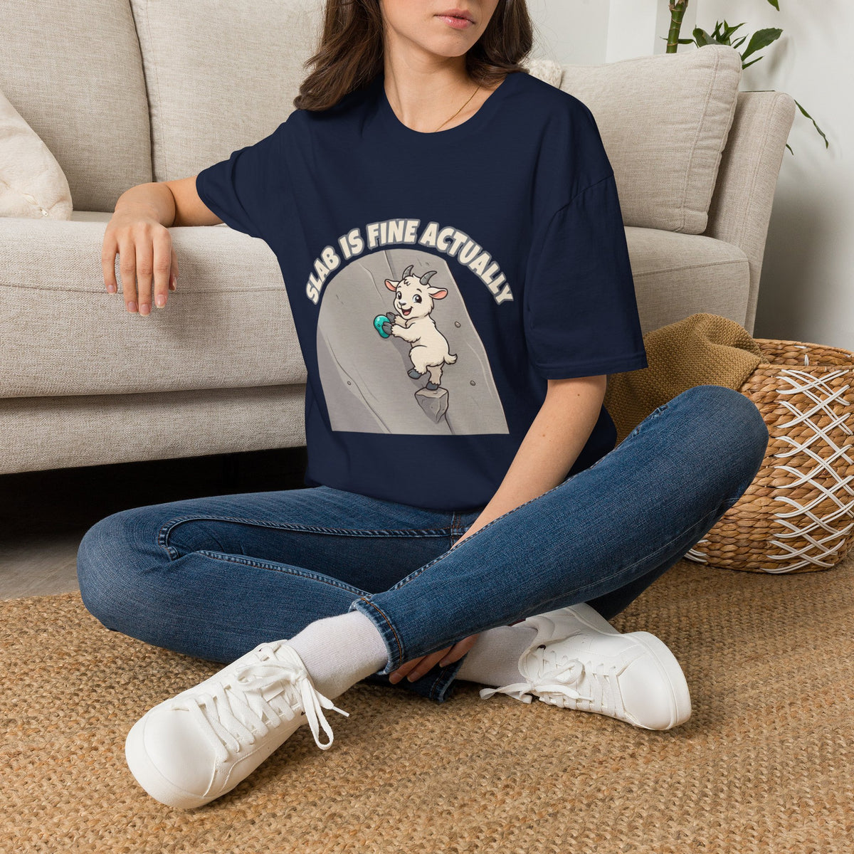 Goat Slab Is Fine Actually Tee