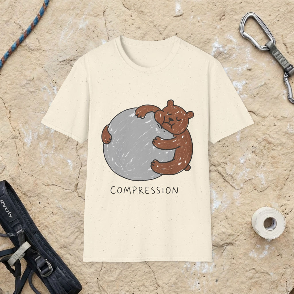 Hand Drawn Bear Compression Tee