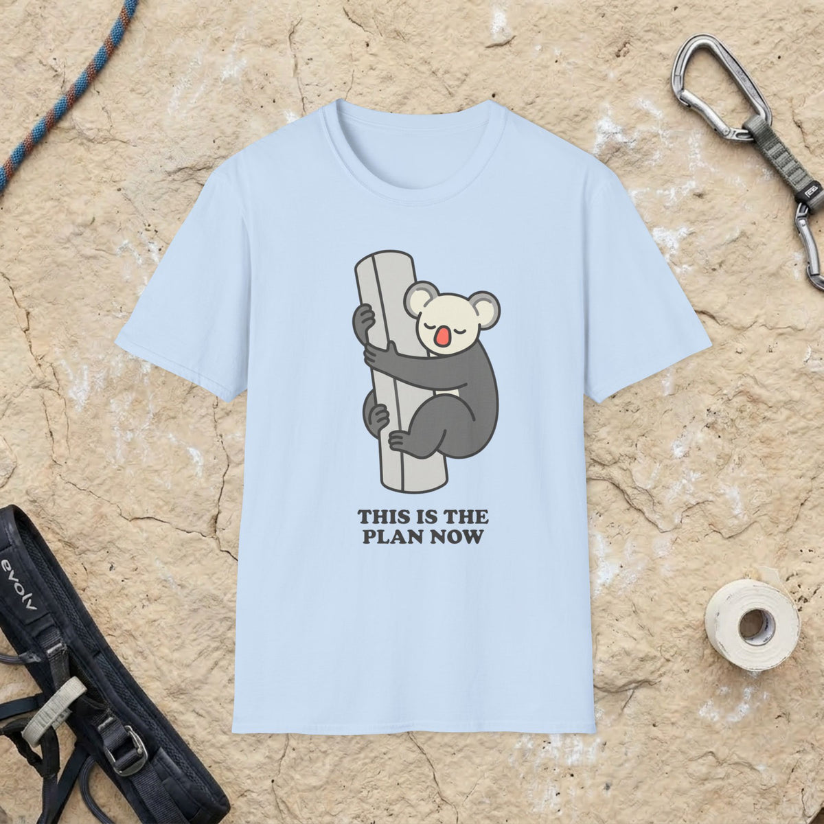 Koala's Climbing Plan T-shirt