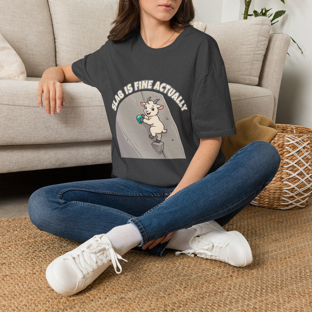 Goat Slab Is Fine Actually Tee