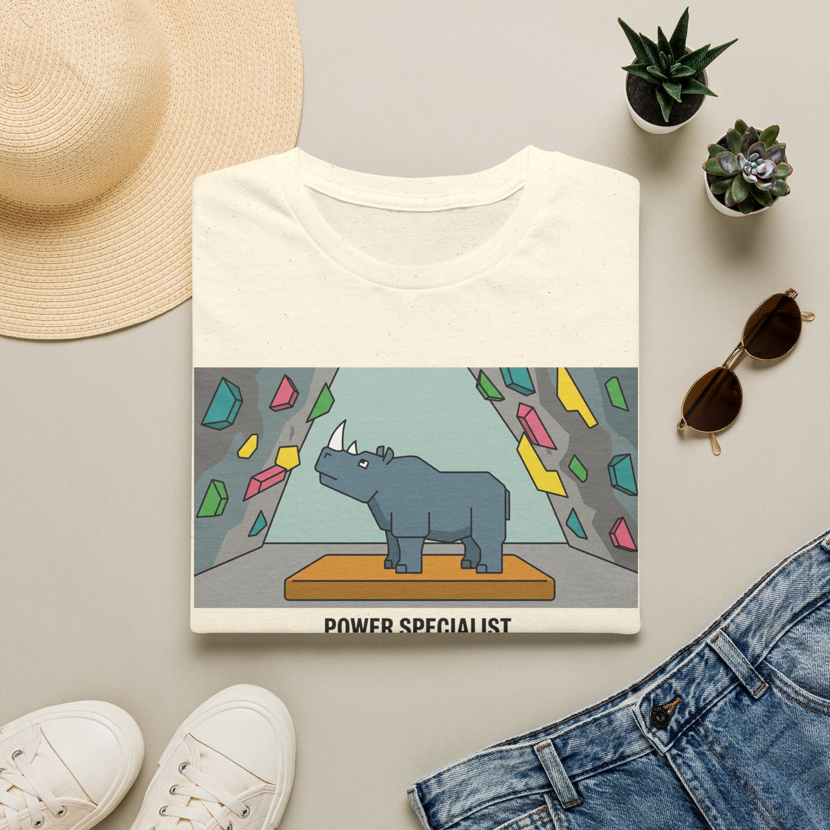 Rhino Power and Slabs T-shirt