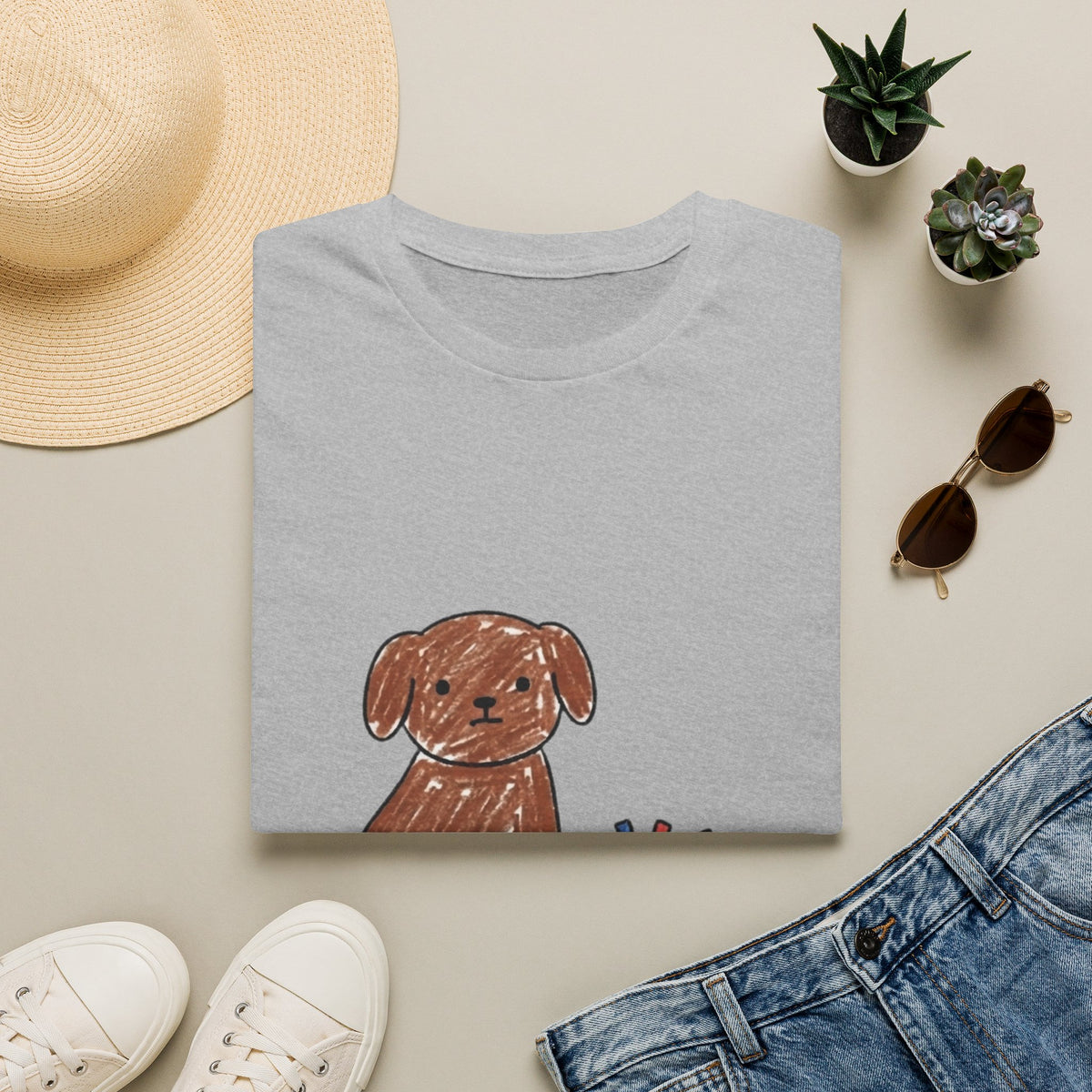 Hand Drawn Dog Poop Tee