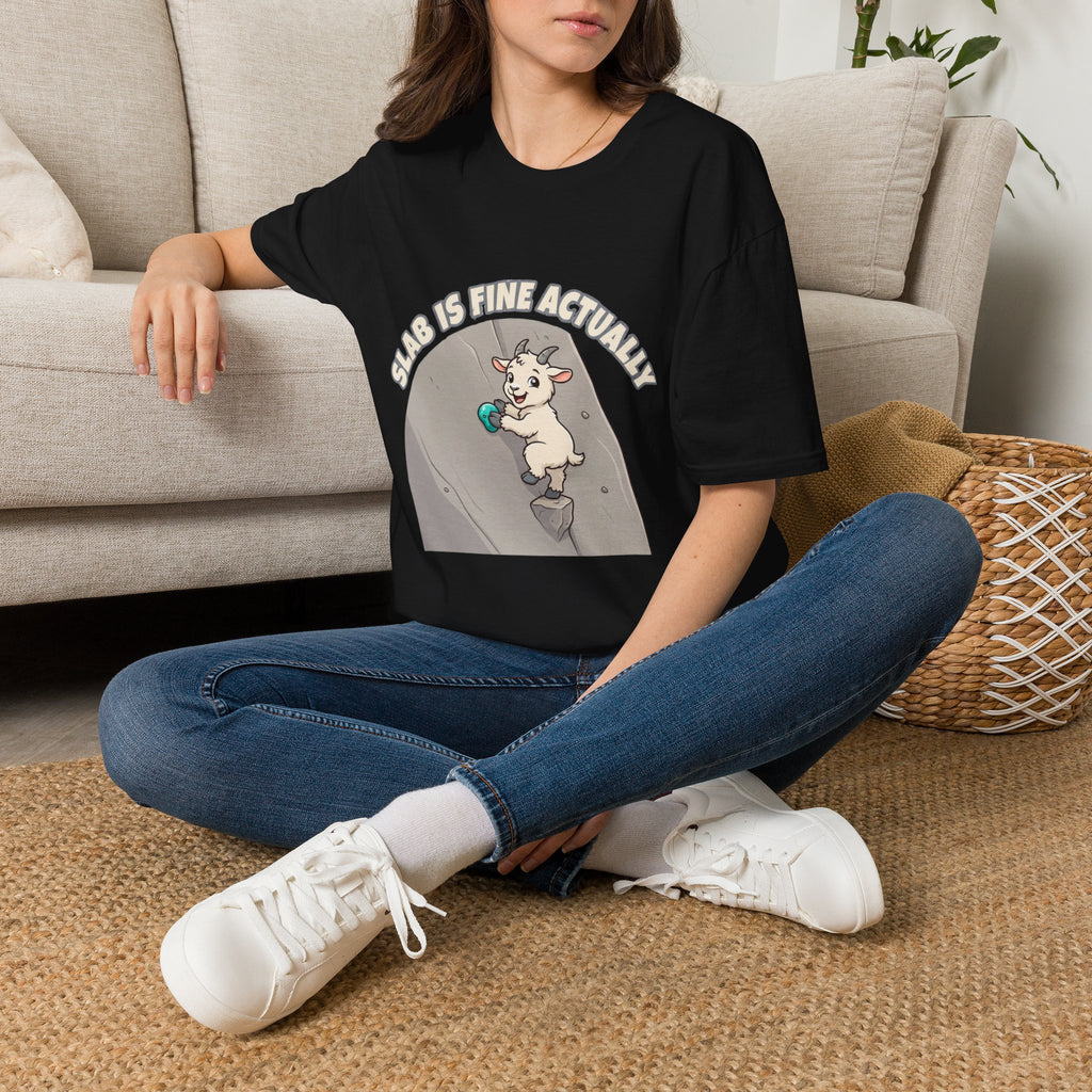 Goat Slab Is Fine Actually Tee