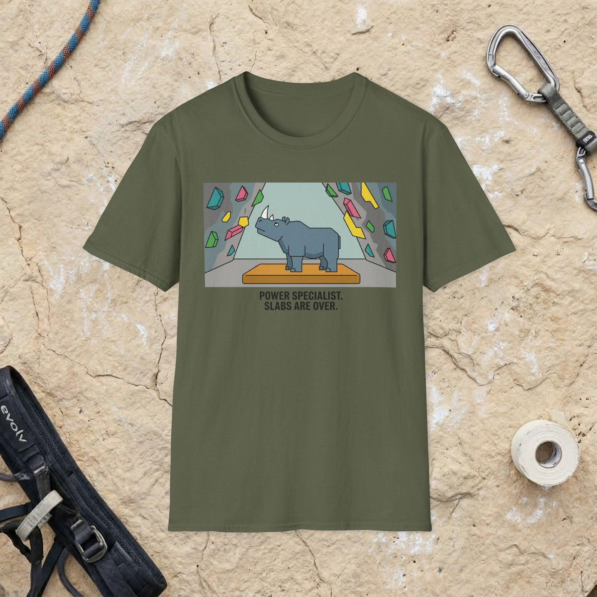 Rhino Power and Slabs T-shirt