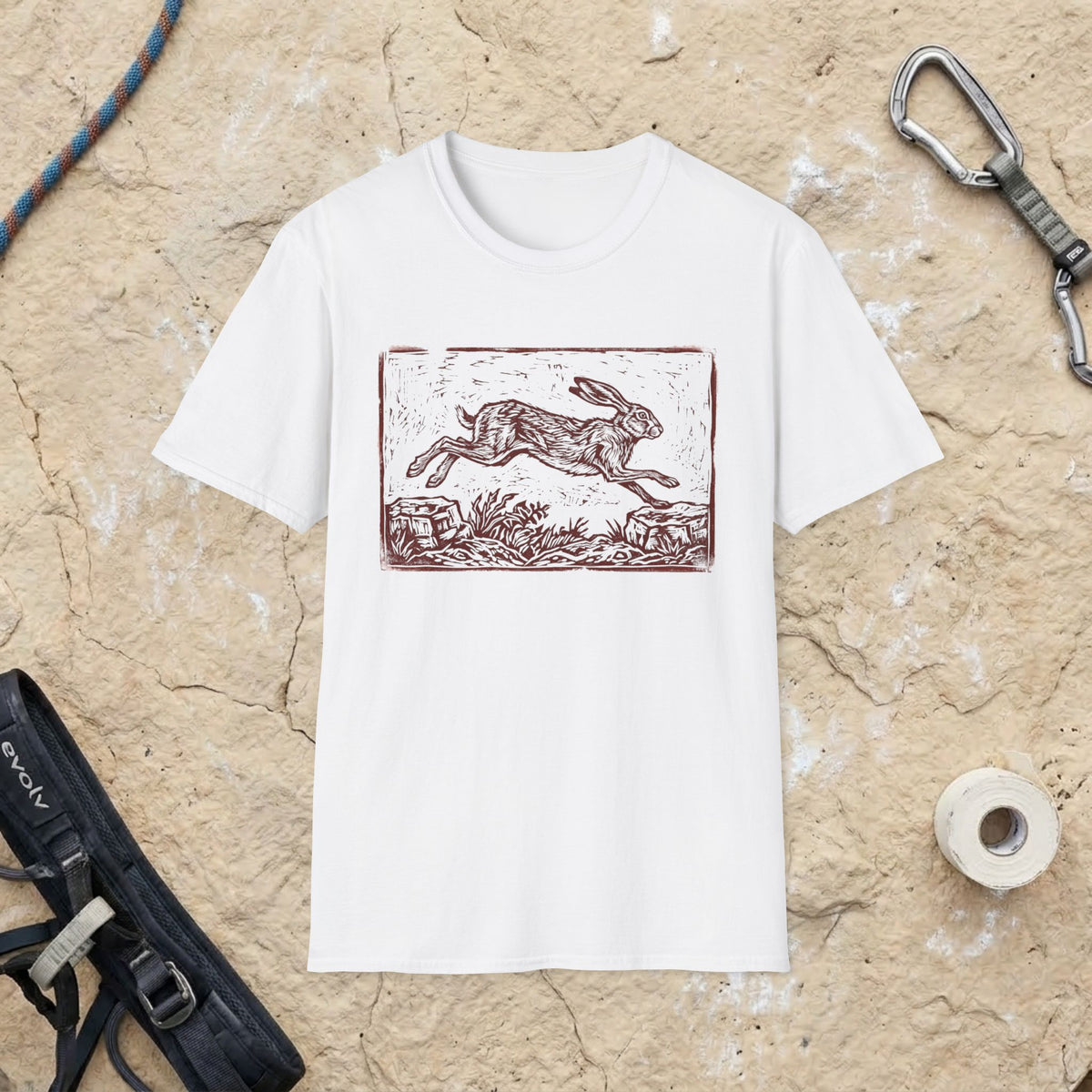 Hare Sending Ukiyo Style T-shirt